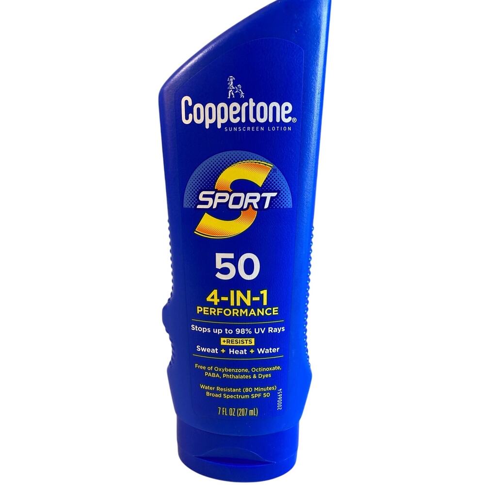 Coppertone Sport Sunscreen Lotion, SPF 50 Sunscreen, 7 fl oz
